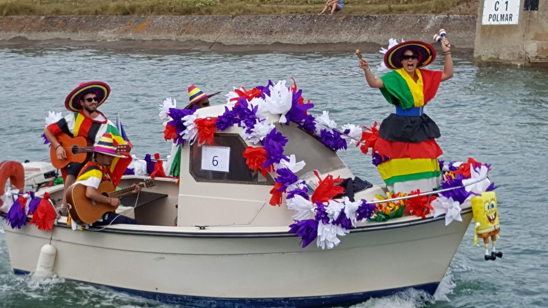 Présentation des bateaux décorés, édition 2018.