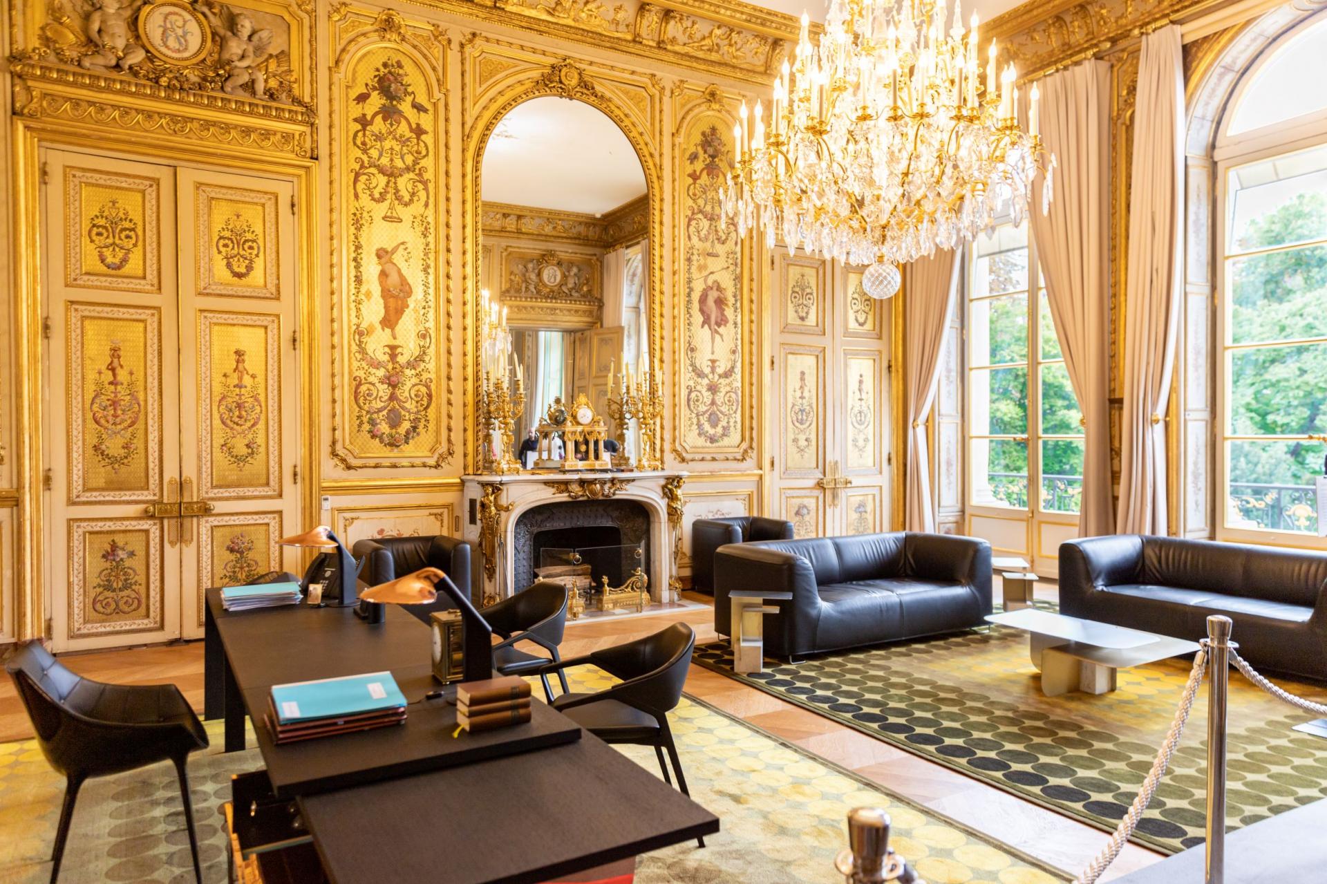 Le bureau du Président de la République.